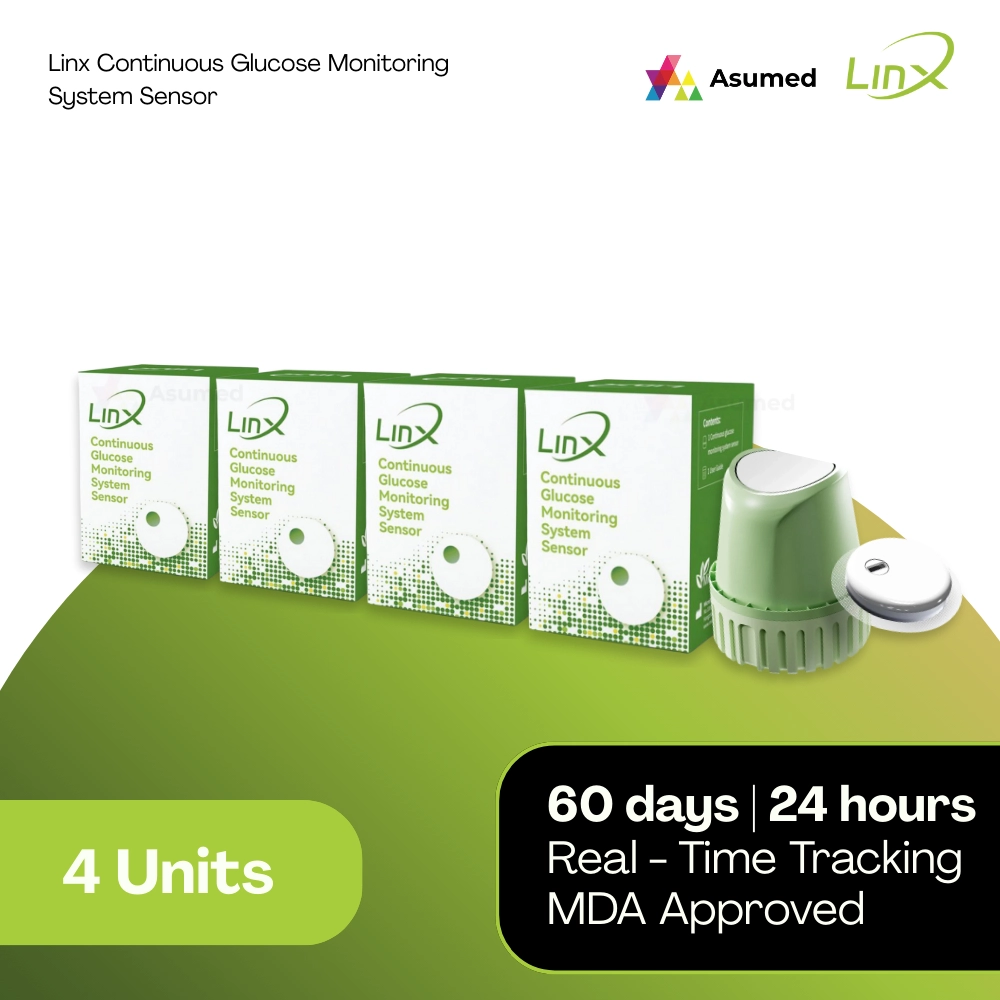 Linx Medical Linx CGM Full Set (4 Units) | 60-Day Sensor | Real-Time Tracking | MDA ...