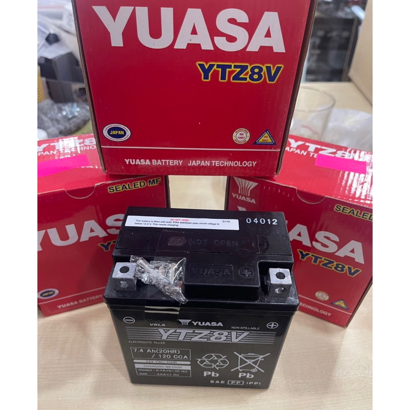 Battery R25 100% original -YUASA YTZ8V R25 XMAX250 JAPAN BATTERY | GT Speed Bike ...