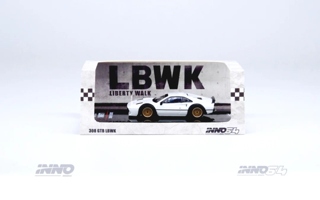 Inno LBWK 308 GTB #IN64LBWK308WHI White (1:64) | Liberty Toys