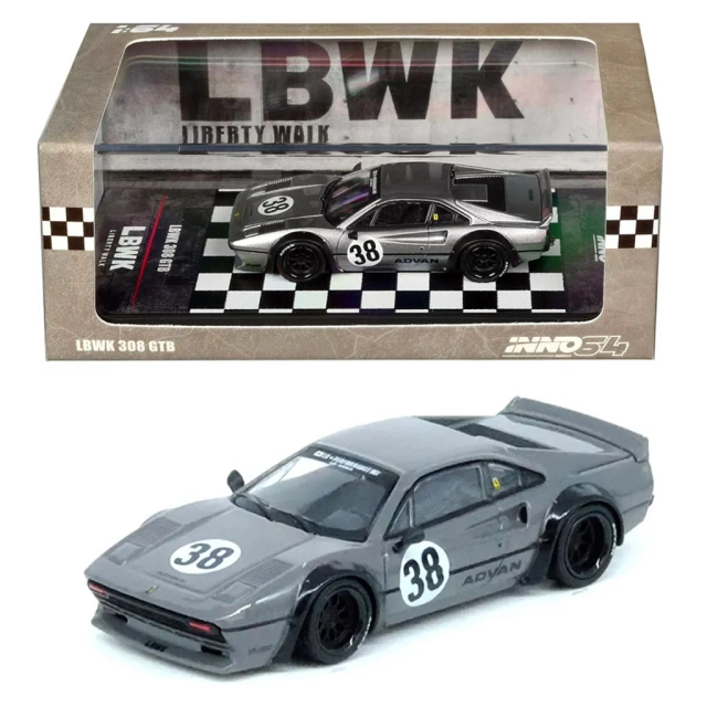 Inno LBWK 308 GTB #IN64LBWK308GREY Grey (1:64) | Liberty Toys