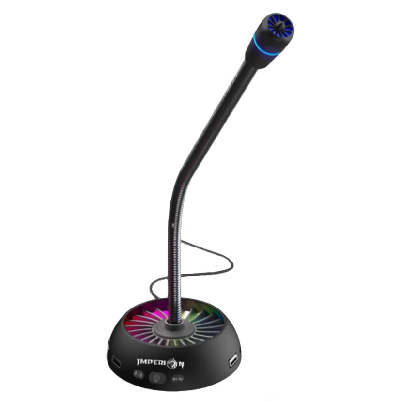 Erp Mic Imperion PG-310 Clan Multi Function RGB Hi-Fi Microphone with USB ...