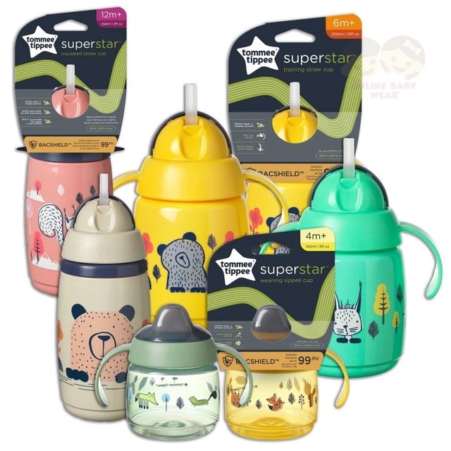 Tommee Tippee Superstar Sippee - Tasse D'Entraînement 300 Ml Rose Avec INTELLIVALVE Et BACSHIELD
