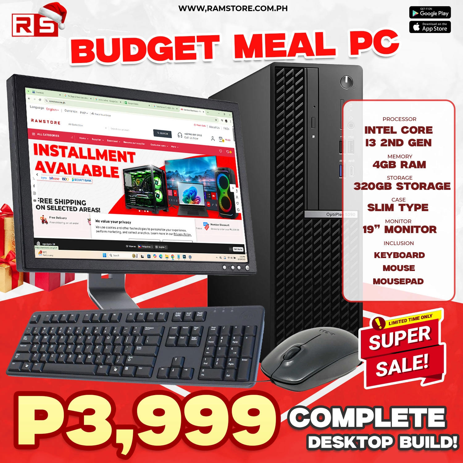 Computer Packages Price PCZ Desktop Computer Budget Package 1 | RAMSTORE – Everything You Need ...