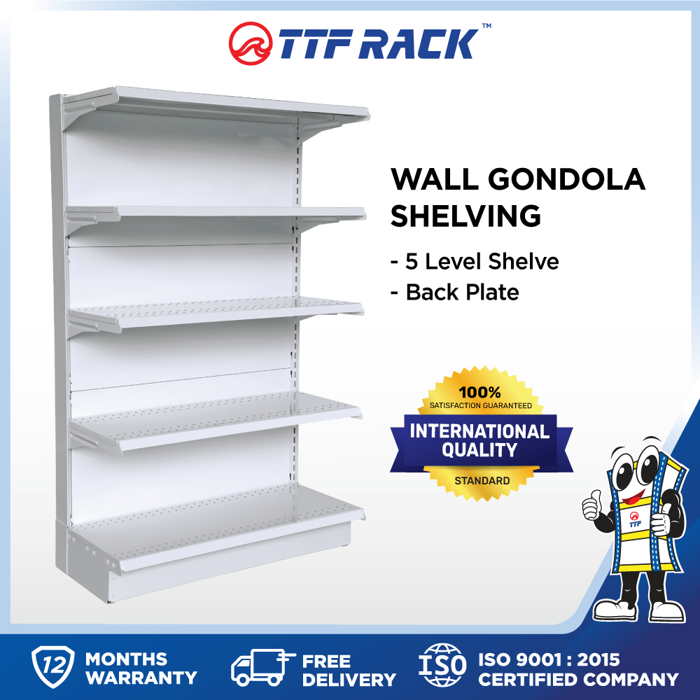 Wall Gondola Back Plate | TTFRack™ | Malaysia's Storage Racking System ...