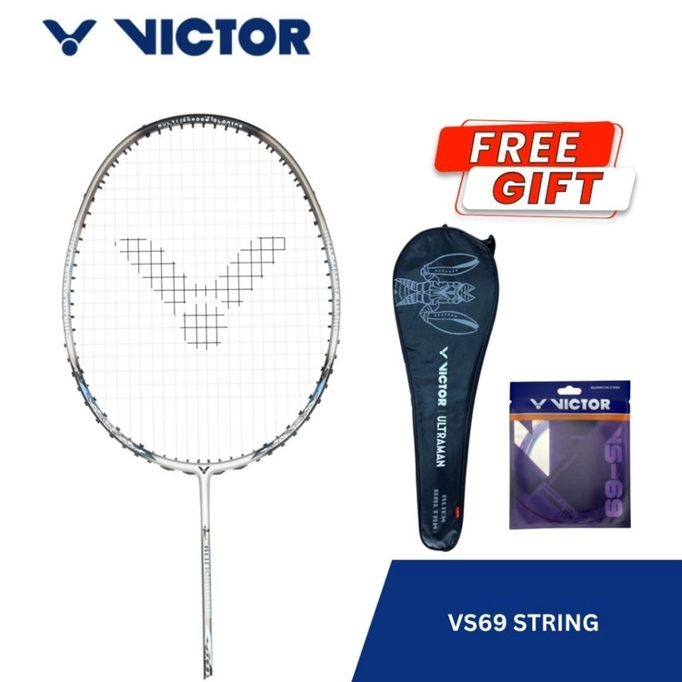 Victor Collection Racket VICTOR X ULTRAMAN Collection AURASPEED ALIEN Badminton Racket ARS-ALIEN ...