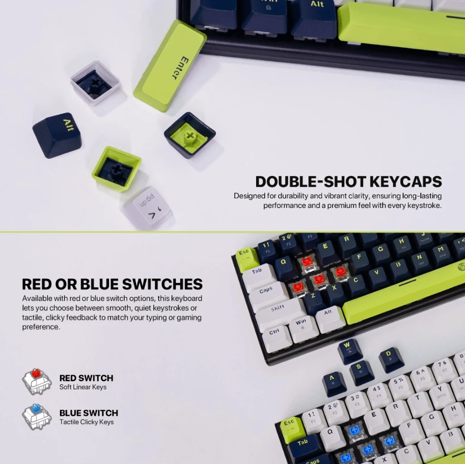 FANTECH MORI 森 EDITION ATOM 87S KEY WIRED GAMING KEYBOARD (MK877S FANTECH MORI 森 EDITION ATOM 87S KEY WIRED GAMING KEYBOARD (MK877S