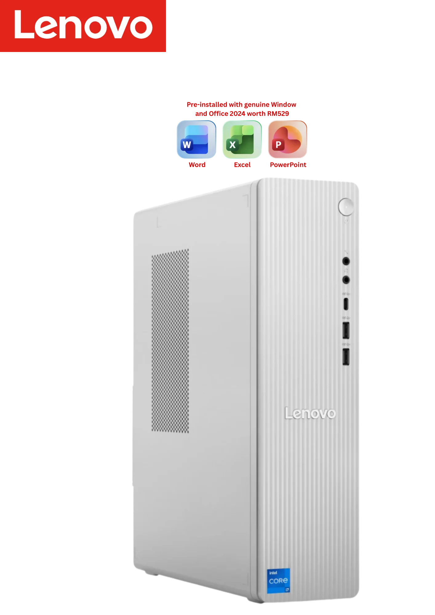 Lenovo IdeaCentre Tower 08IRH9 90XW00ABMI Cloud Grey (i5-13420H Lenovo IdeaCentre Tower 08IRH9 90XW00ABMI Cloud Grey (i5-13420H