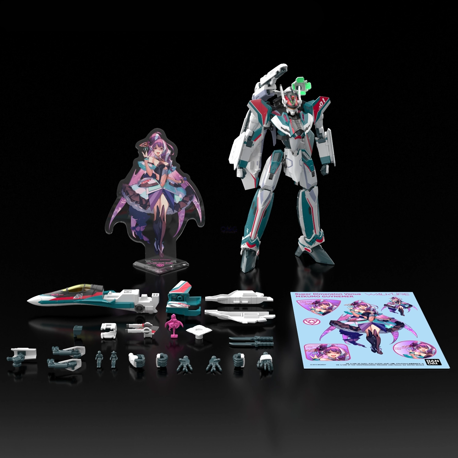 OMG Oh My Gundam | Bandai HG 1/100 VF-31S Siegfried (Arad Molders OMG Oh My Gundam | Bandai HG 1/100 VF-31S Siegfried (Arad Molders