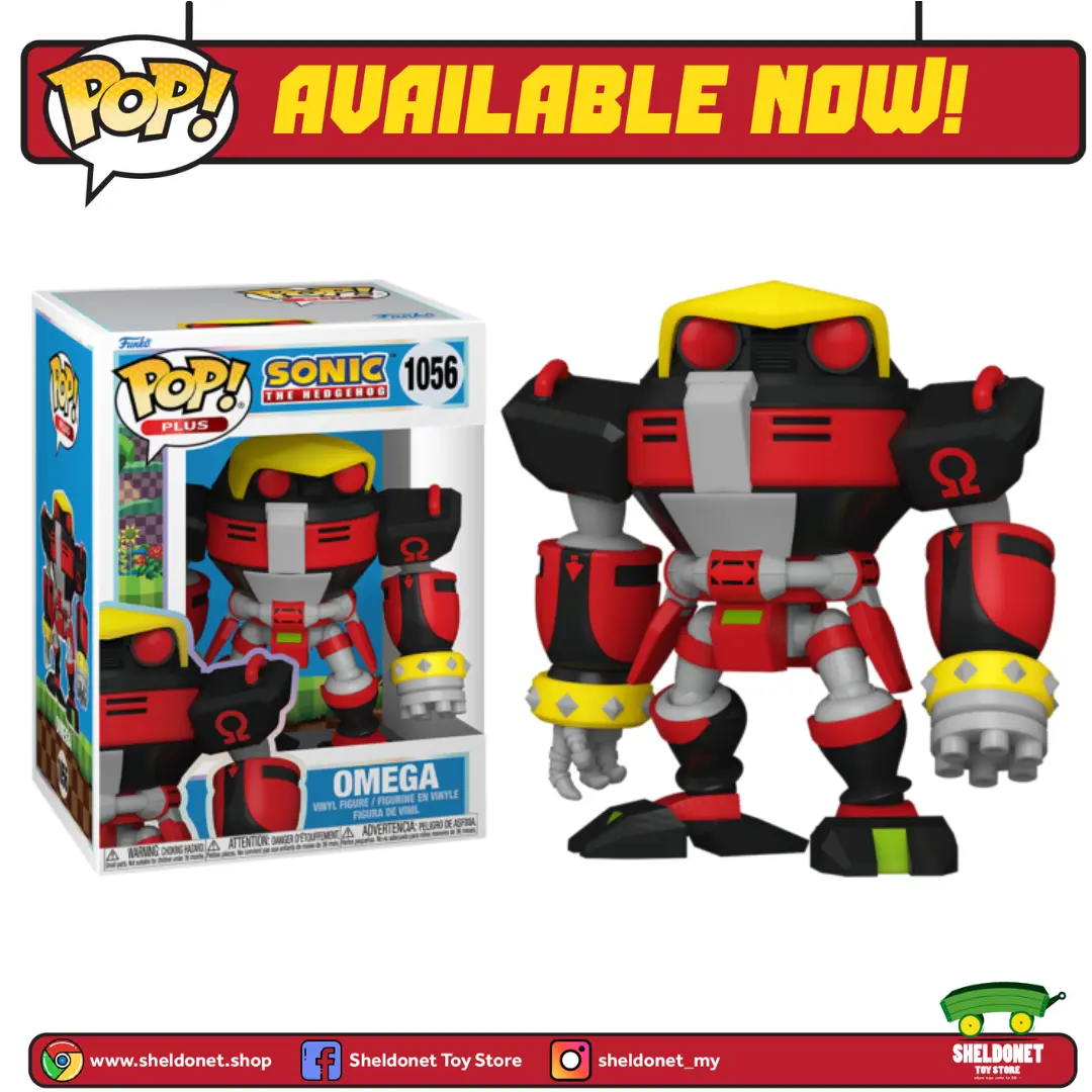 Pop! Plus: Sonic - E-123 Omega | Sheldonet Toy Store Pop! Plus: Sonic - E-123 Omega | Sheldonet Toy Store