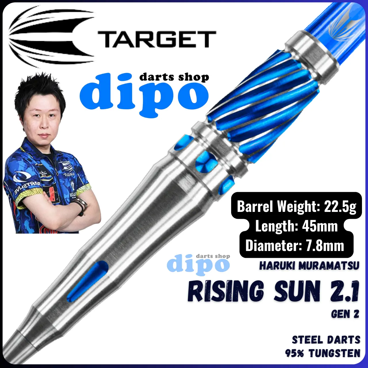 TARGET RISING SUN 2.1 (Haruki Muramatsu model) - Target Steel TARGET RISING SUN 2.1 (Haruki Muramatsu model) - Target Steel