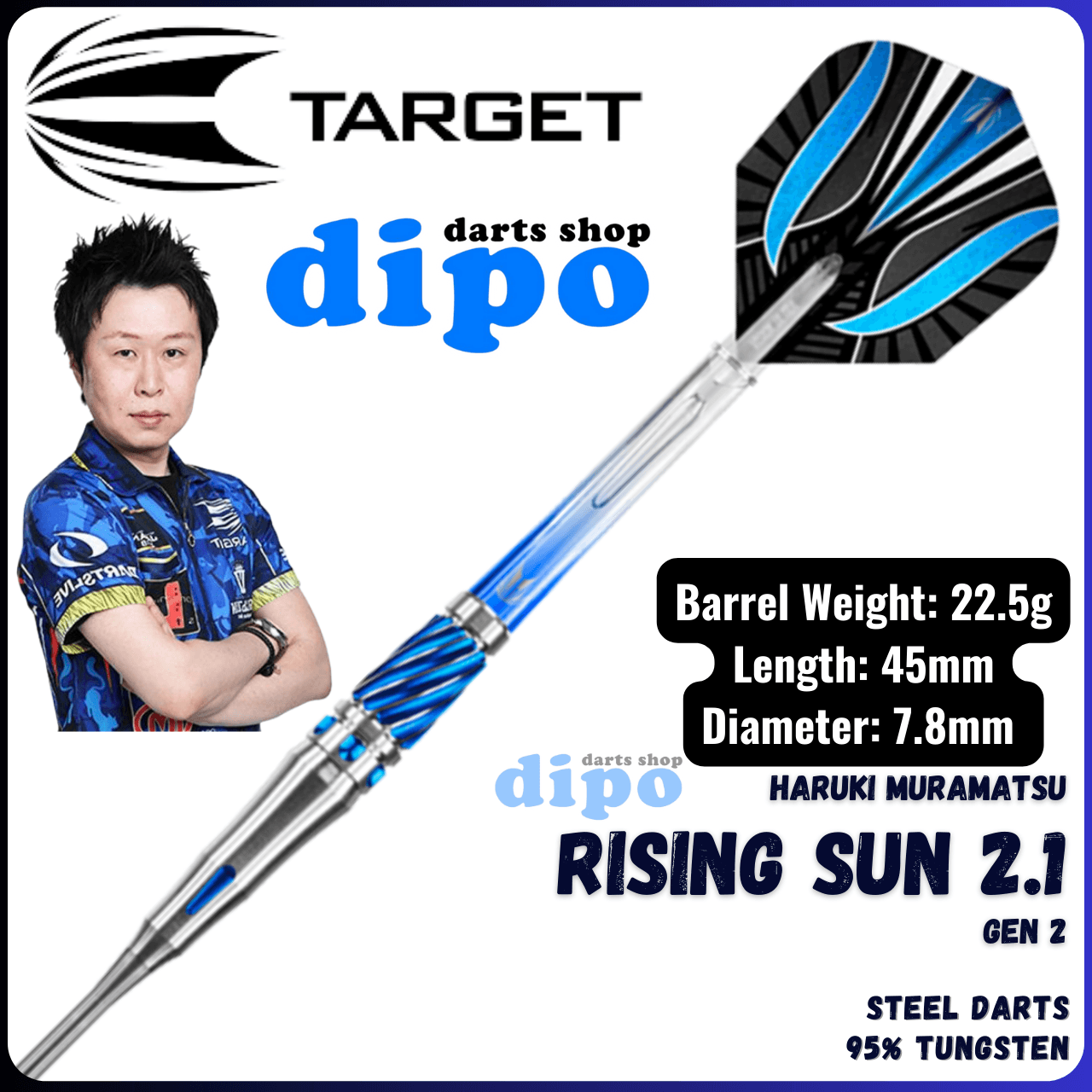 TARGET RISING SUN 2.1 (Haruki Muramatsu model) - Target Steel TARGET RISING SUN 2.1 (Haruki Muramatsu model) - Target Steel