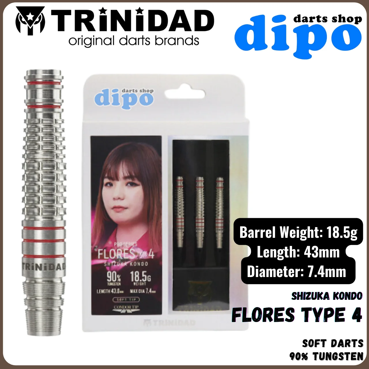 TRiNiDAD PRO Flores Type 4 ( Shizuka Kondo model ) - TRiNiDAD Soft TRiNiDAD PRO Flores Type 4 ( Shizuka Kondo model ) - TRiNiDAD Soft