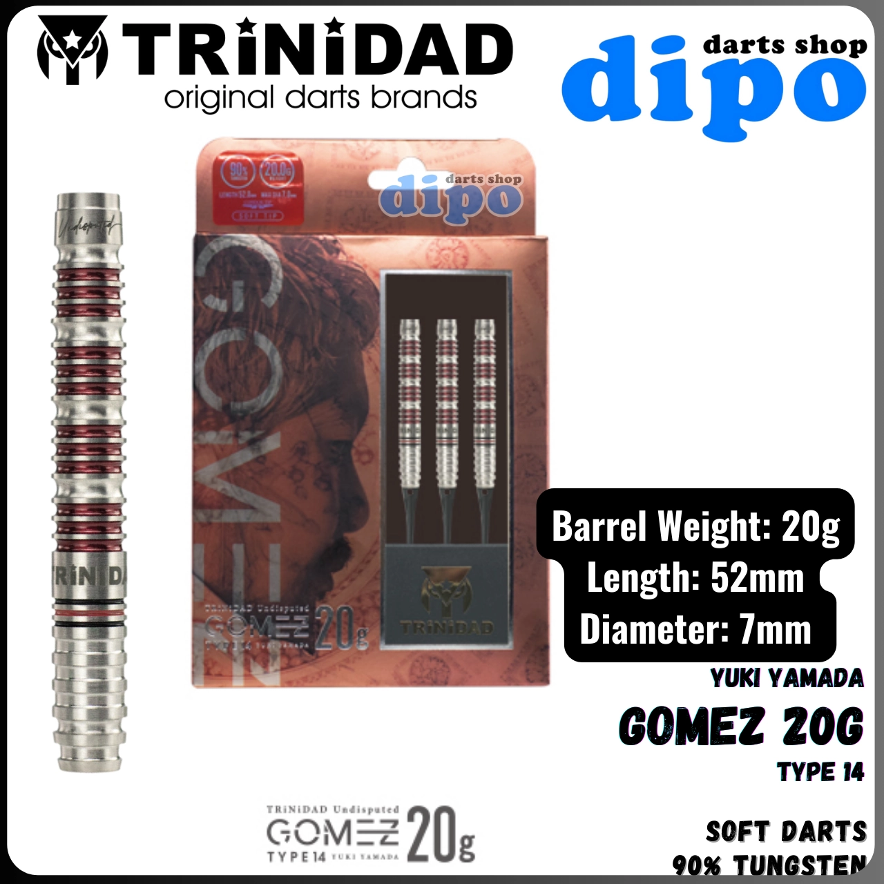 TRiNiDAD Undisputed GOMEZ TYPE14 ゴメス14 TRiNiDAD TRiNiDAD Undisputed GOMEZ TYPE14 ゴメス14 TRiNiDAD