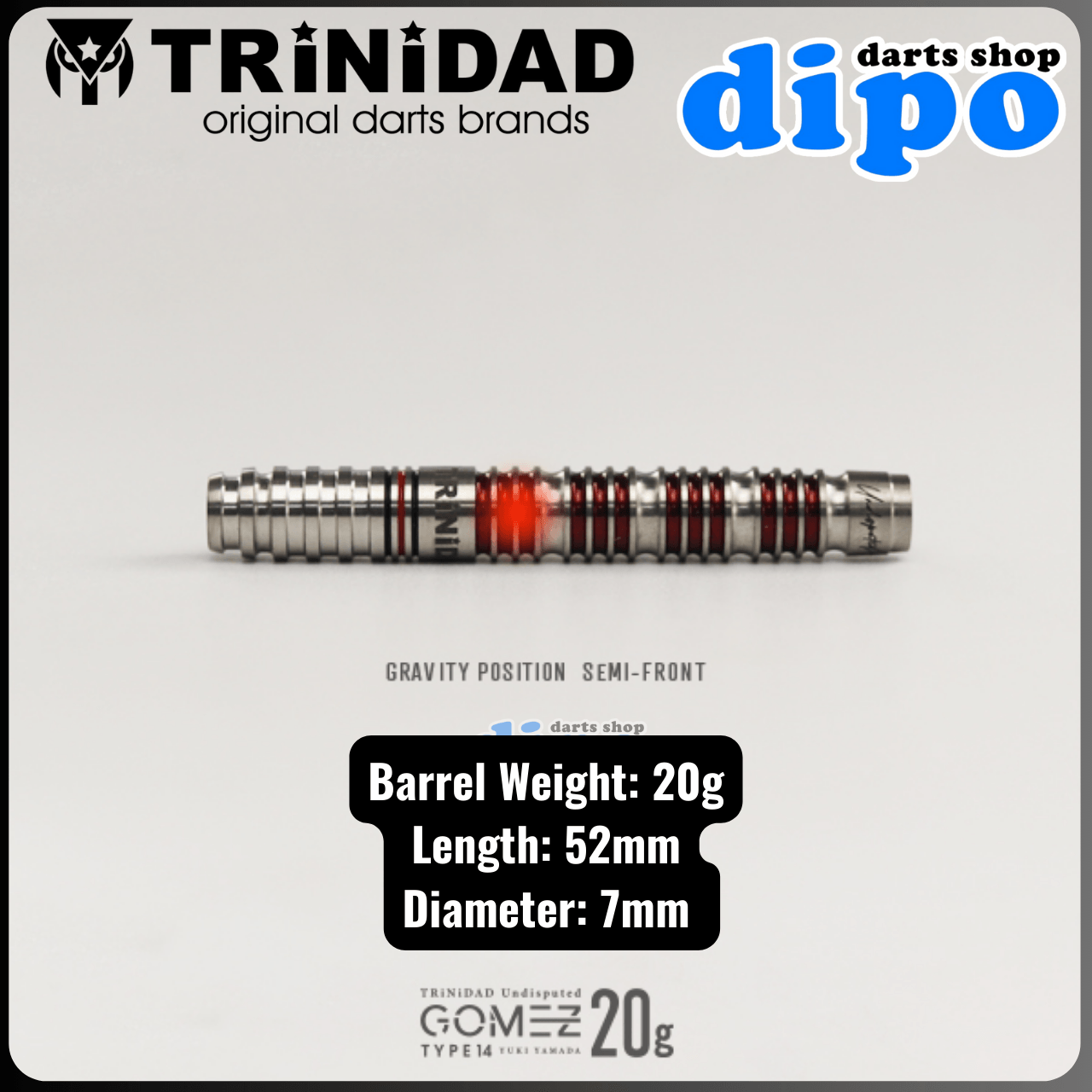 美品【トリニダード】ゴメス 14 52mm 20g バレル【トリニダード 美品【トリニダード】ゴメス 14 52mm 20g バレル【トリニダード