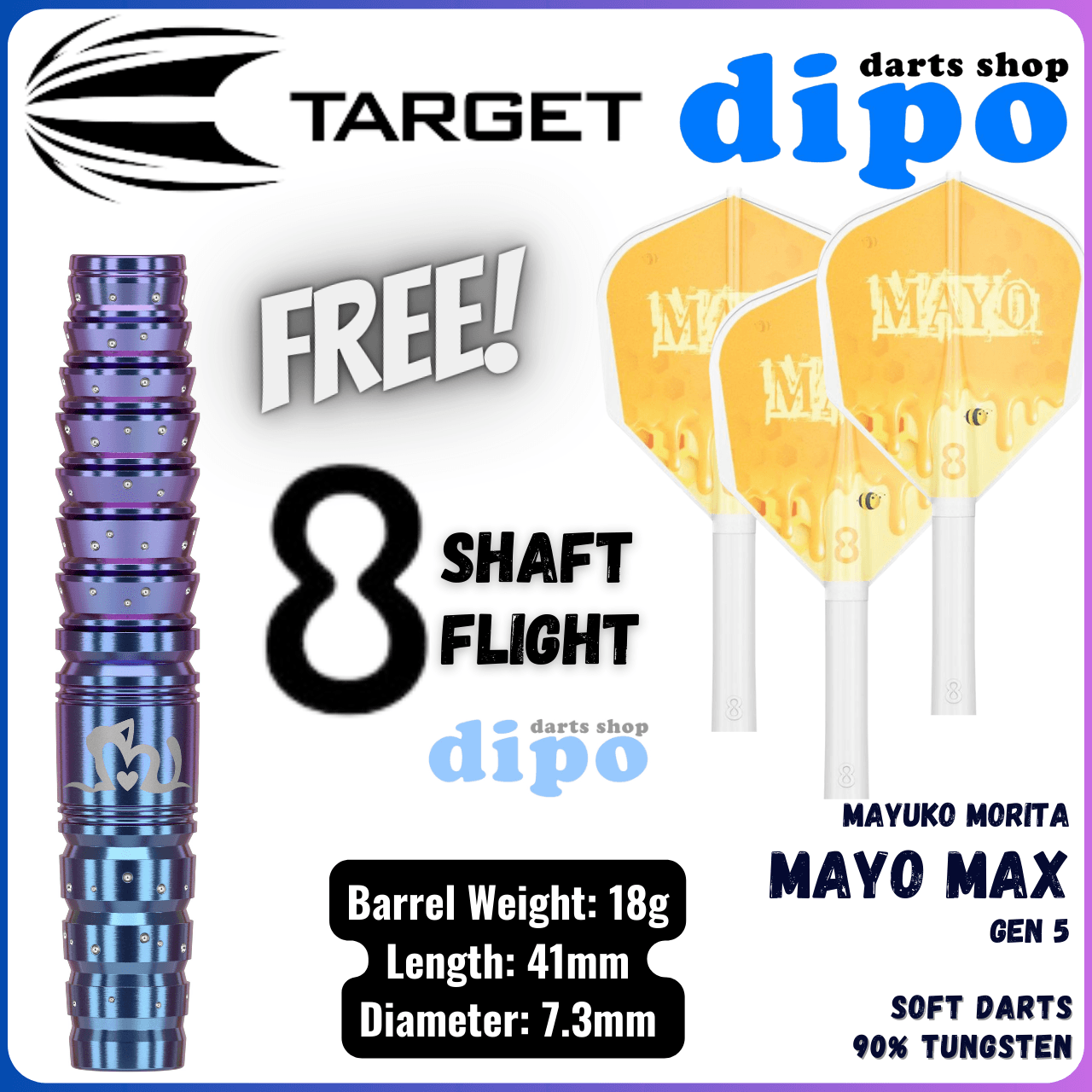 TARGET MAYO Gen 5 MAX 18g (Mayuko Morita model) - TARGET Soft TARGET MAYO Gen 5 MAX 18g (Mayuko Morita model) - TARGET Soft