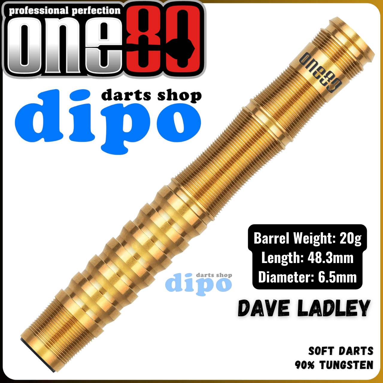 ダーツ One80 Dave Ladley 2BA 20g ダーツ One80 Dave Ladley 2BA 20g One80 LAdders Dave Ladley