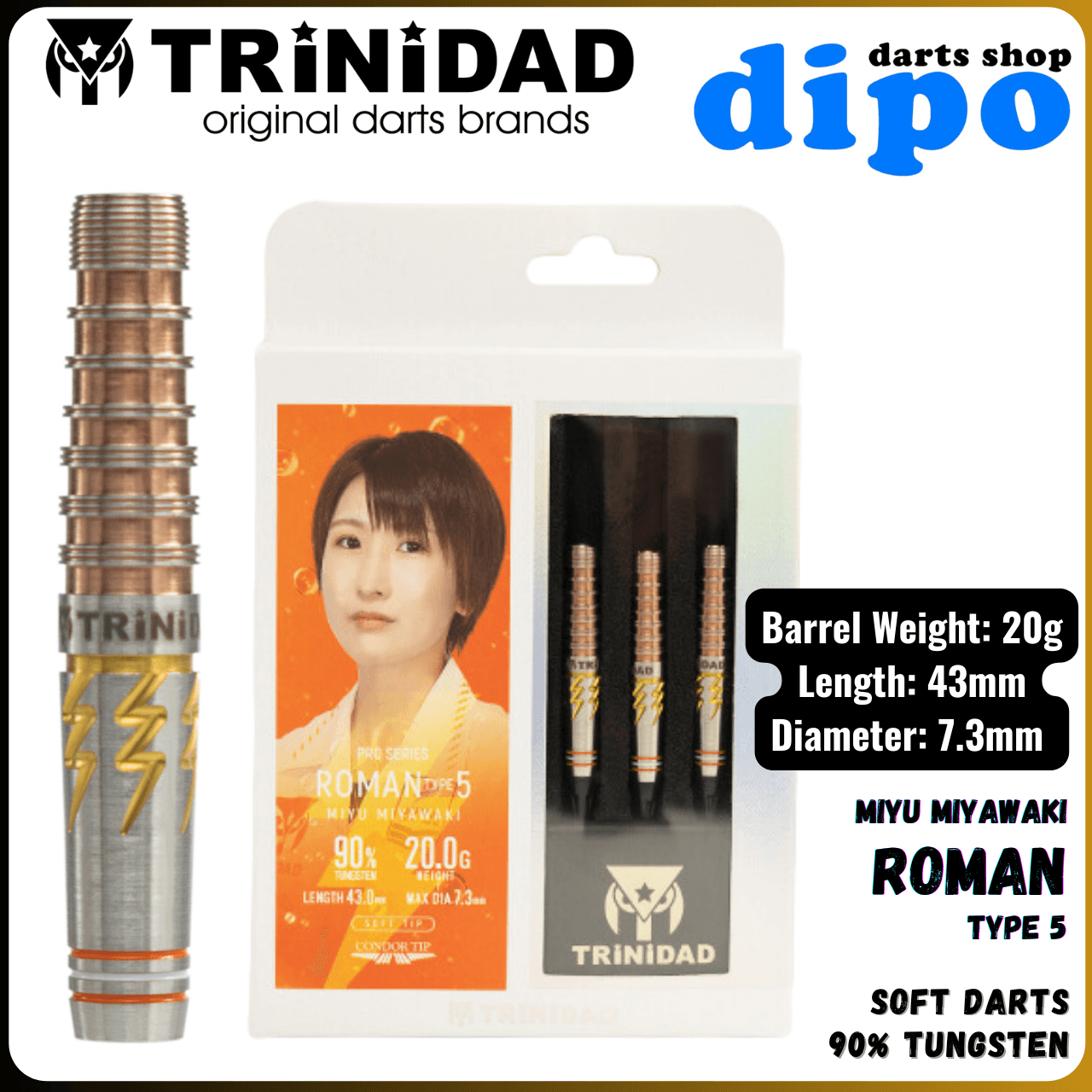 TRiNiDAD Pro ROMAN Type 5 ( Miyu Miyawaki Model ) - TRiNiDAD Soft TRiNiDAD Pro ROMAN Type 5 ( Miyu Miyawaki Model ) - TRiNiDAD Soft