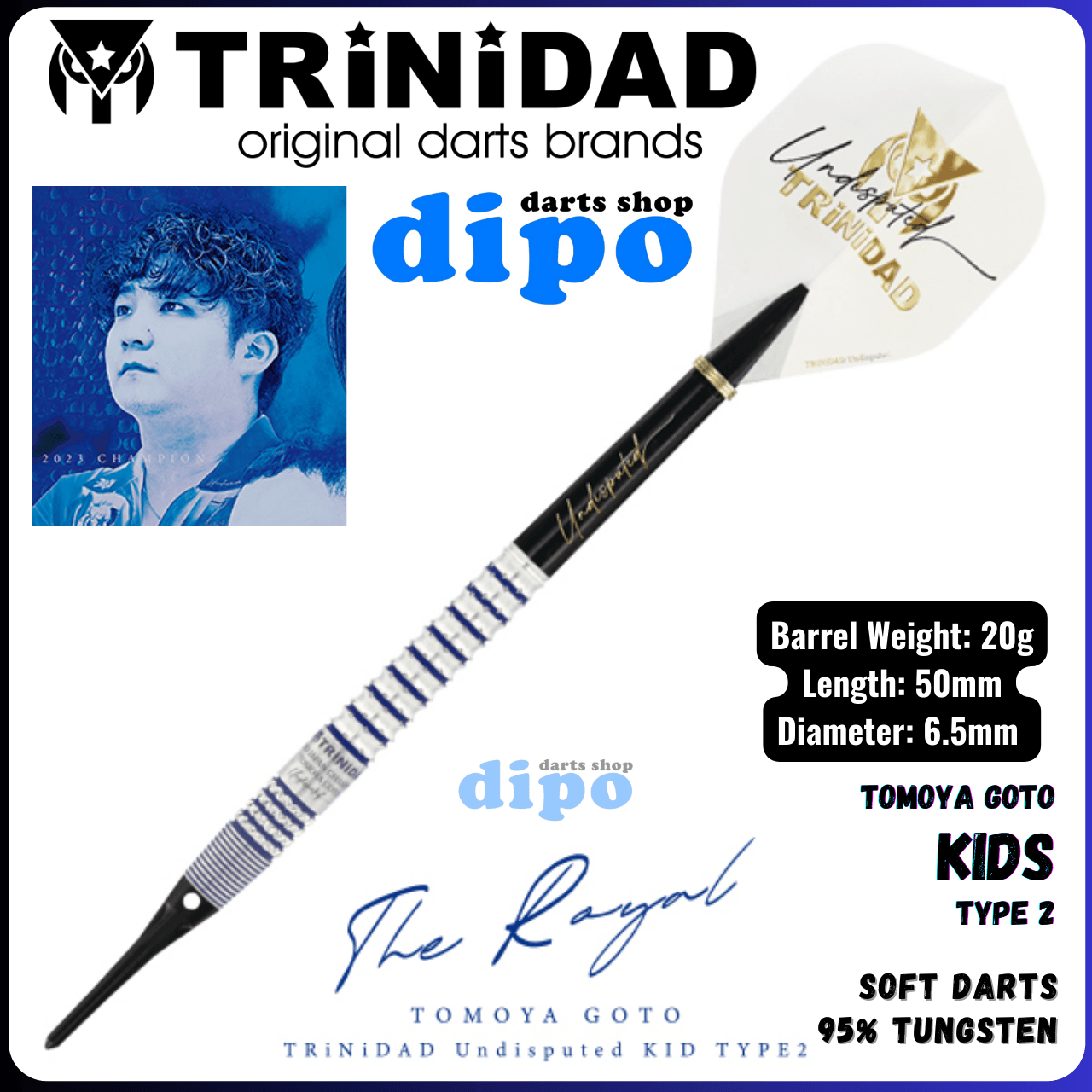 新品】TRiNiDAD Undisputed KID2 ST Barrel[TRiNiDAD-Darts Brand 新品】TRiNiDAD Undisputed KID2 ST Barrel[TRiNiDAD-Darts Brand