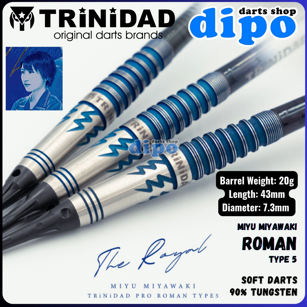 Limited 】TRiNiDAD The Royal ROMAN Type 5 ( Shota Sosogi model Limited 】TRiNiDAD The Royal ROMAN Type 5 ( Shota Sosogi model