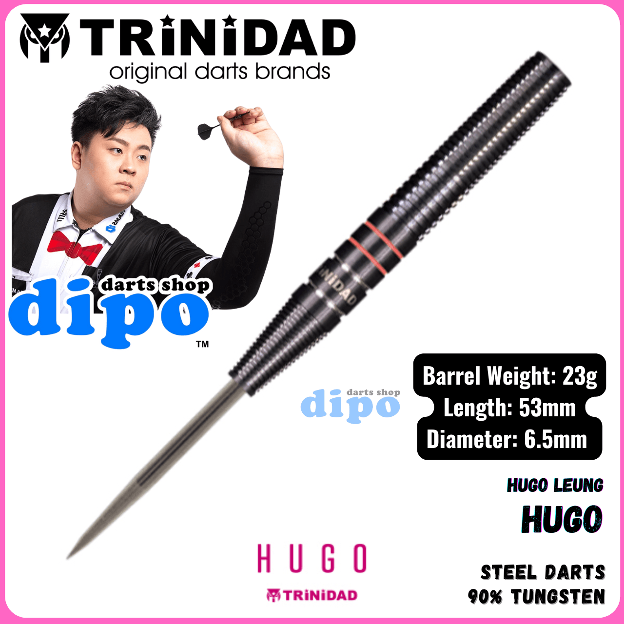TRiNiDAD HUGO ( Hugo Leung model ) - TRiNiDAD Steel Darts TRiNiDAD HUGO ( Hugo Leung model ) - TRiNiDAD Steel Darts