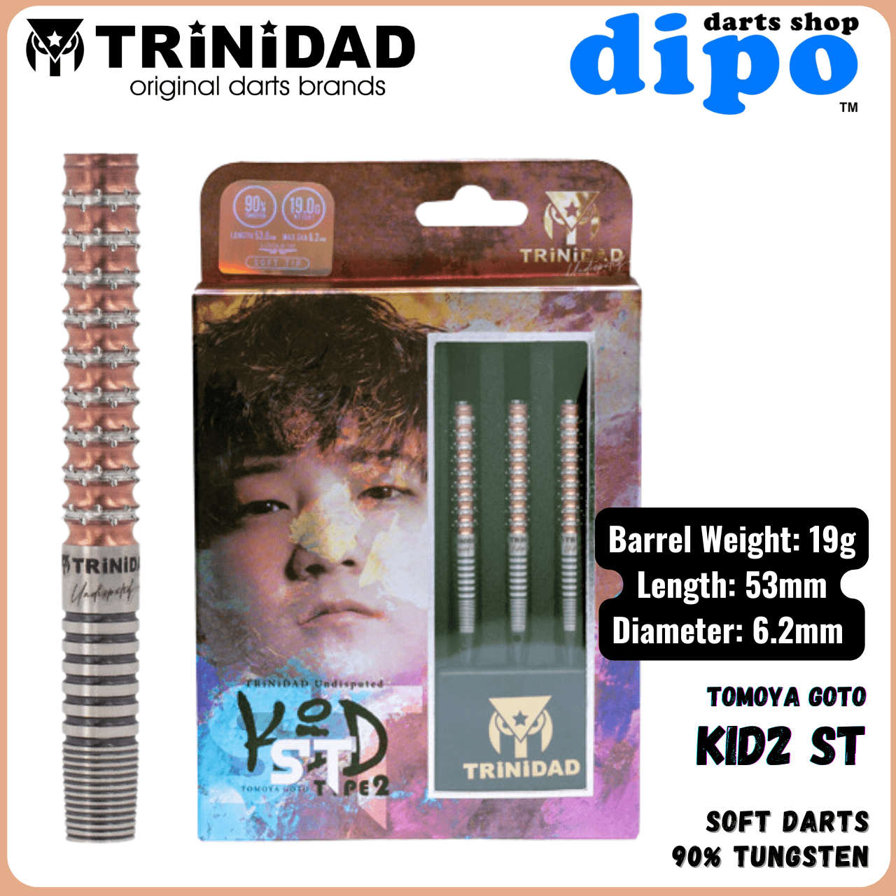 ダーツ TRiNiDAD Undisputed KID2 TiTO LIMITED ダーツ TRiNiDAD Undisputed KID2 TiTO LIMITED ダーツ TRiNiDAD