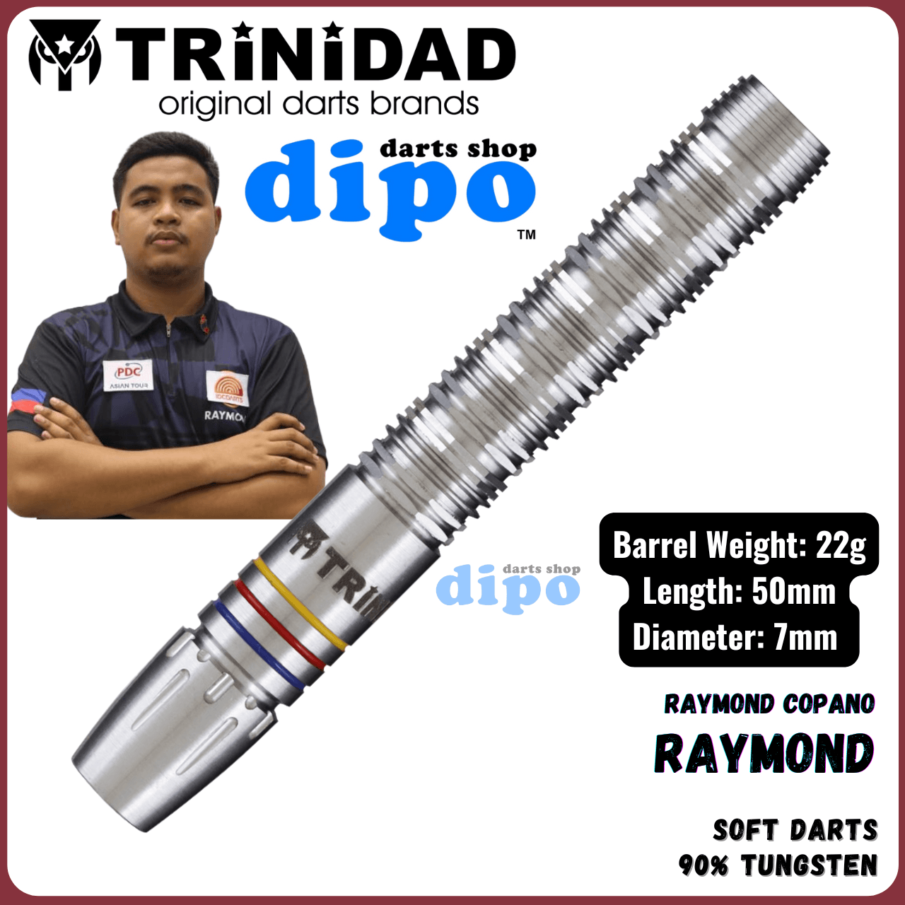 TRINIDAD RAYMOND COPANG ダーツ スチールダーツ TRiNiDAD RAYMOND TRINIDAD RAYMOND COPANG ダーツ スチールダーツ TRiNiDAD RAYMOND