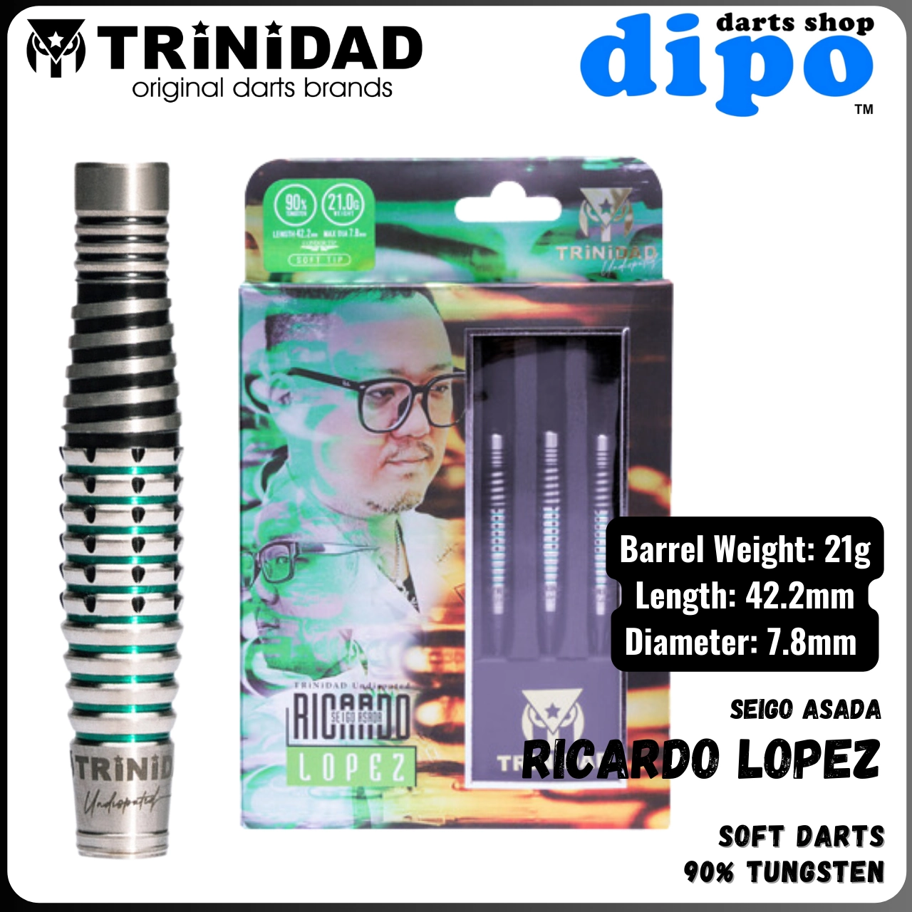 ダーツ TRiNiDAD Undisputed RICARDO LOPEZ ダーツ TRiNiDAD Undisputed RICARDO LOPEZ TRiNiDAD Undisputed