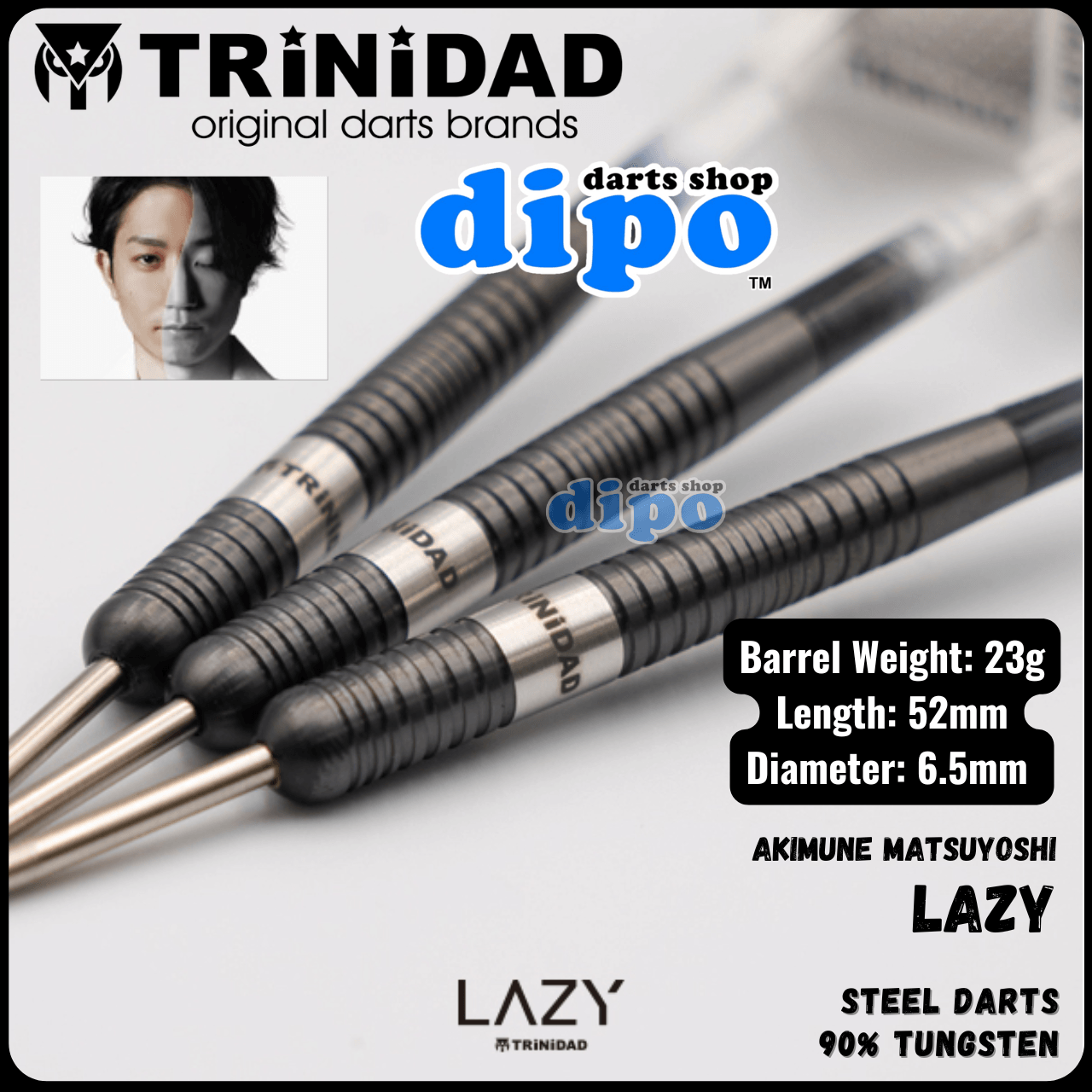 ダーツ TRiNiDAD LAZY Akimune Matsuyoshi Model TRiNiDAD LAZY ( Akimune Matsuyoshi model ) - TRiNiDAD Steel