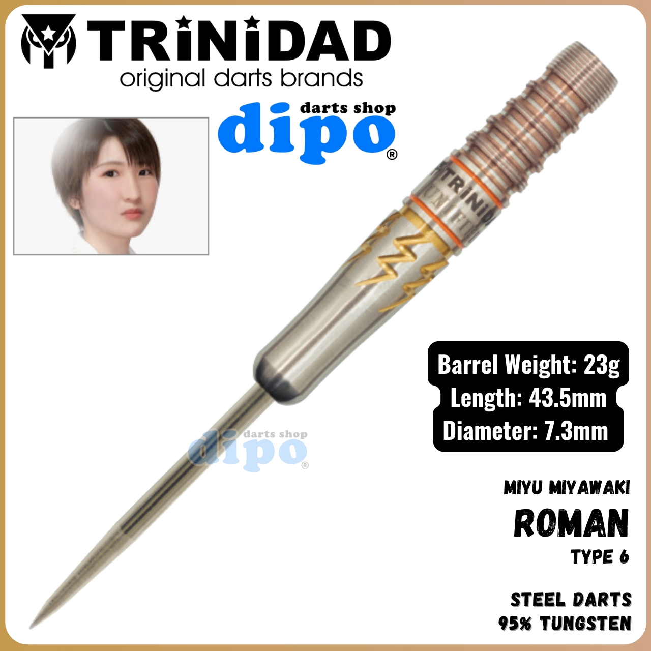 TRiNiDAD Unified ROMAN Type 6 ( Miyu Miyawaki model ) - TRiNiDAD TRiNiDAD Unified ROMAN Type 6 ( Miyu Miyawaki model ) - TRiNiDAD