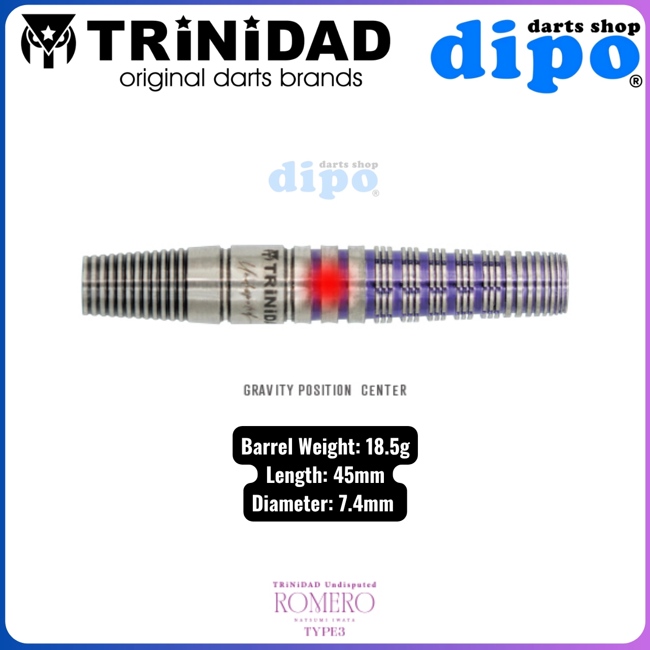 TRINIDAD ROMERO TYPE3 Dart Set TRINIDAD ROMERO TYPE3 Dart Set