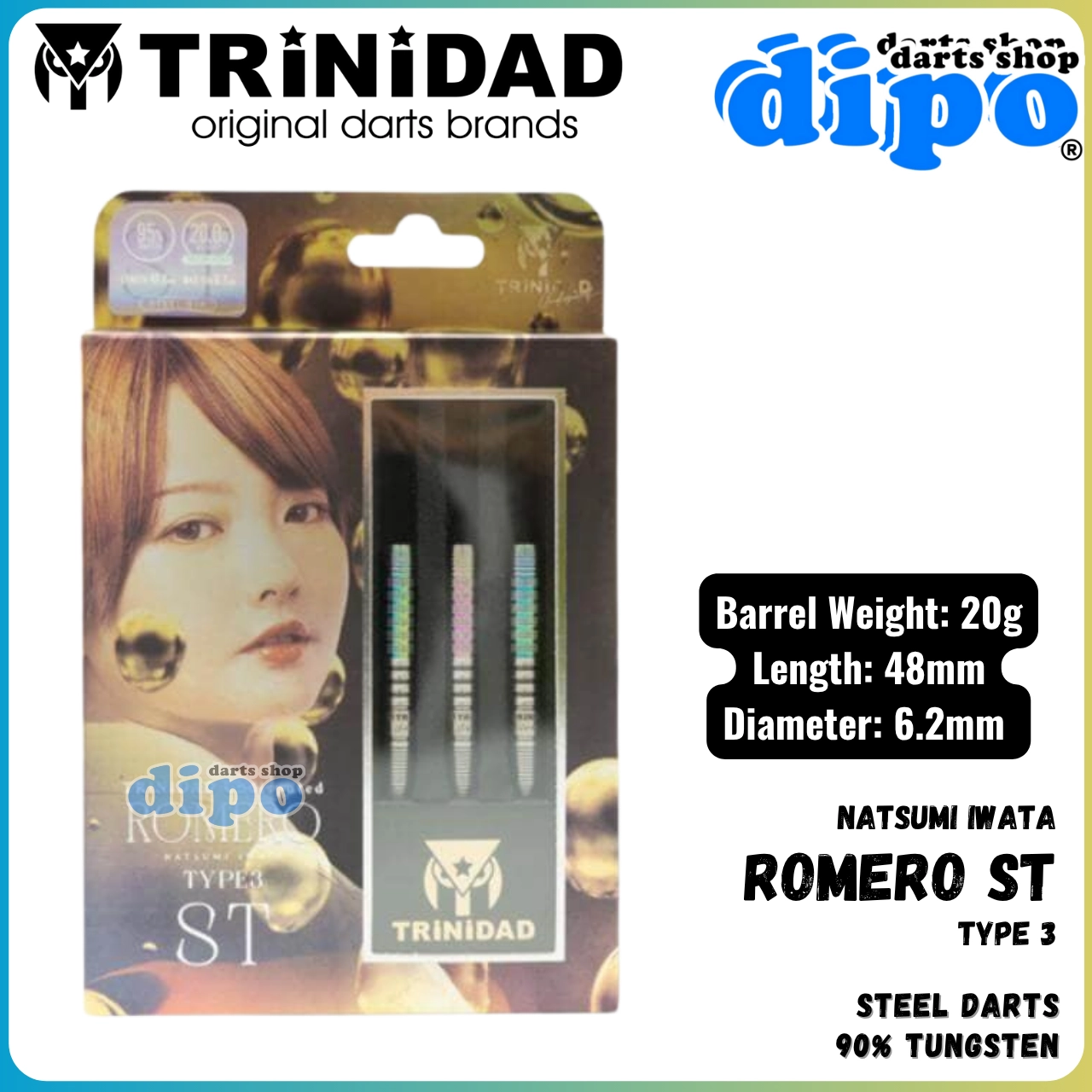 TRINIDAD ROMERO TYPE3 Dart Set TRINIDAD ROMERO TYPE3 Dart Set