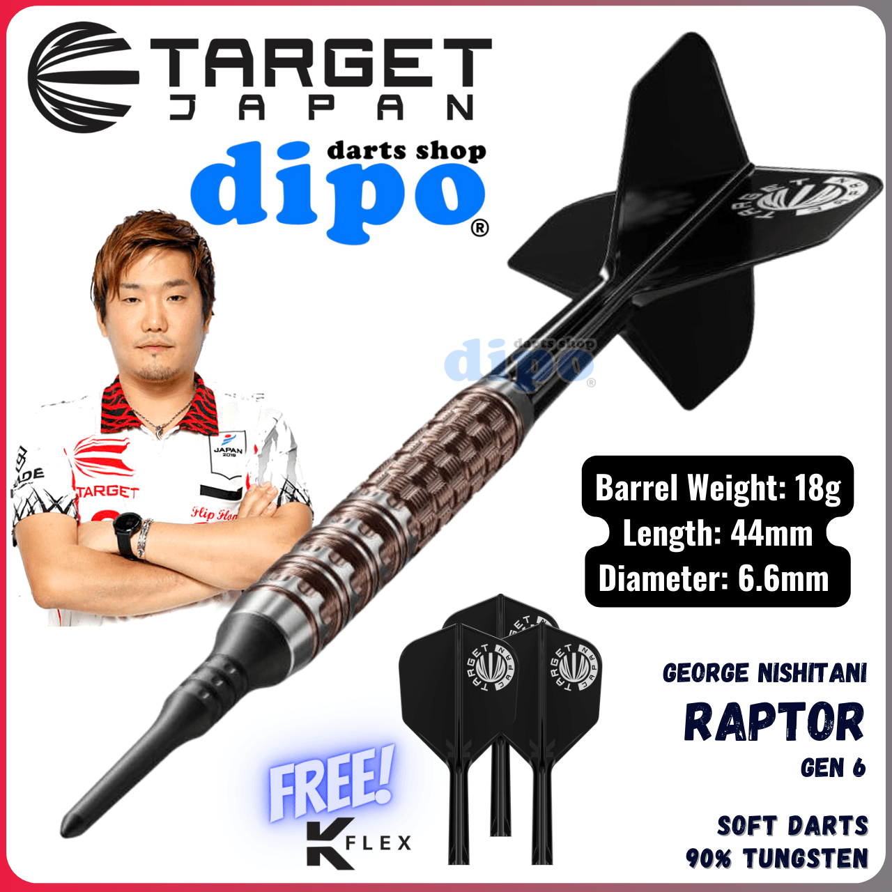 TARGET RAPTOR Gen 6 (George Nishitani Prime Series) - TARGET Soft TARGET RAPTOR Gen 6 (George Nishitani Prime Series) - TARGET Soft