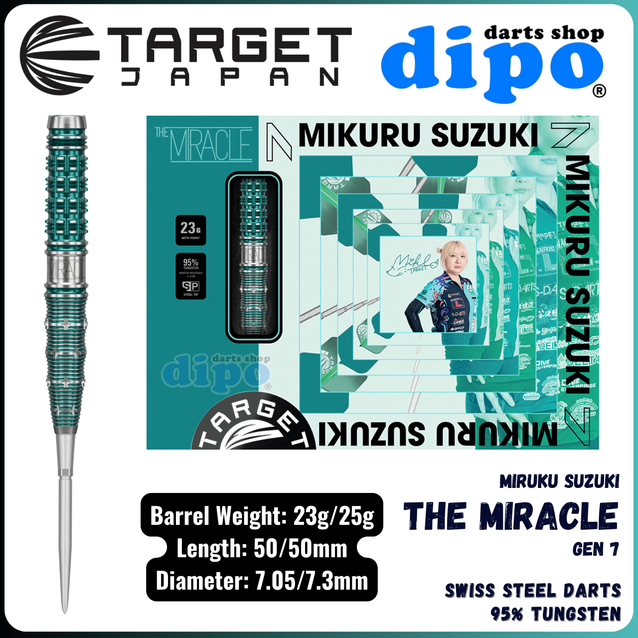TARGET THE MIRACLE Gen 7 (Mikuru Suzuki Model) - TARGET Swiss TARGET THE MIRACLE Gen 7 (Mikuru Suzuki Model) - TARGET Swiss