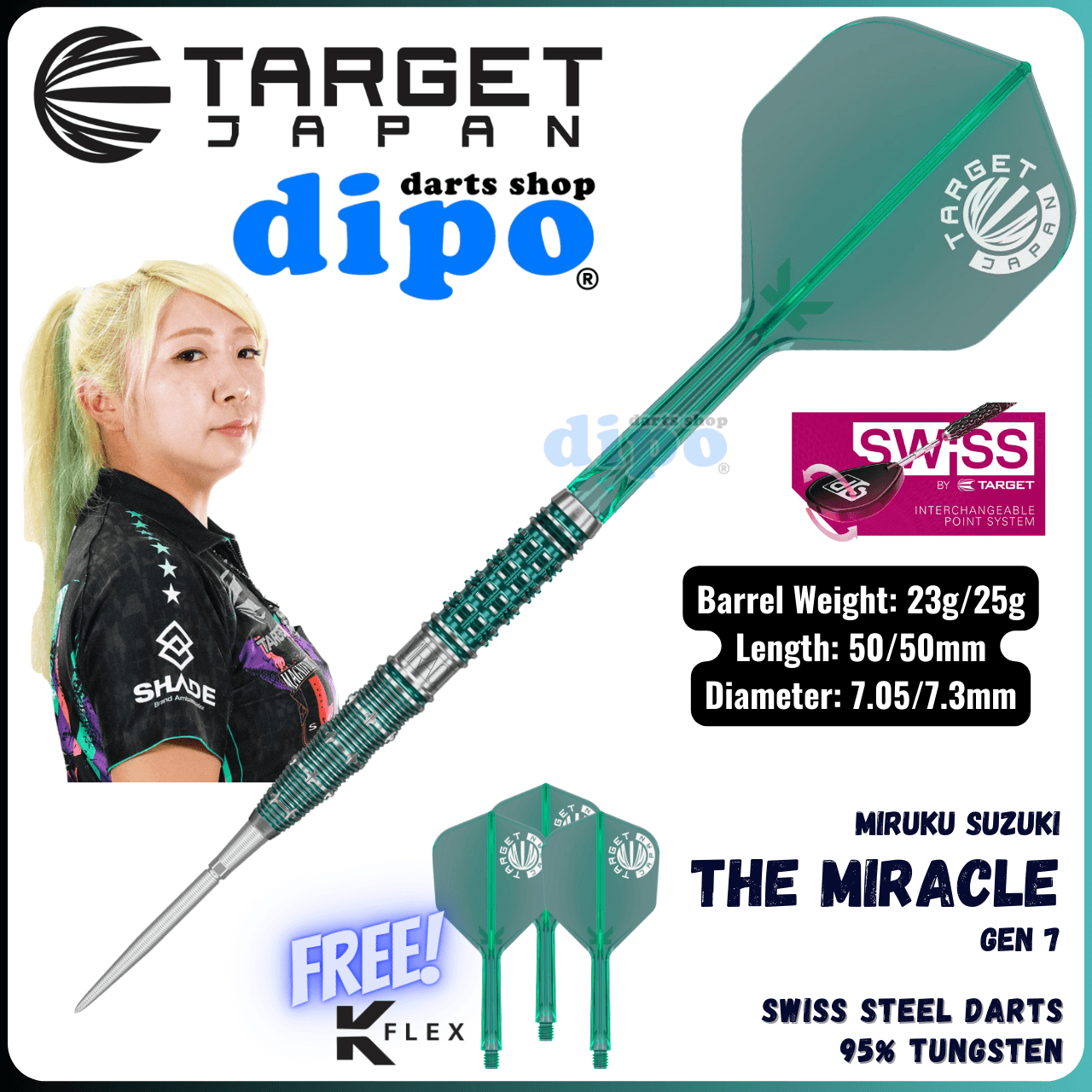 TARGET THE MIRACLE Gen 7 (Mikuru Suzuki Model) - TARGET Swiss TARGET THE MIRACLE Gen 7 (Mikuru Suzuki Model) - TARGET Swiss