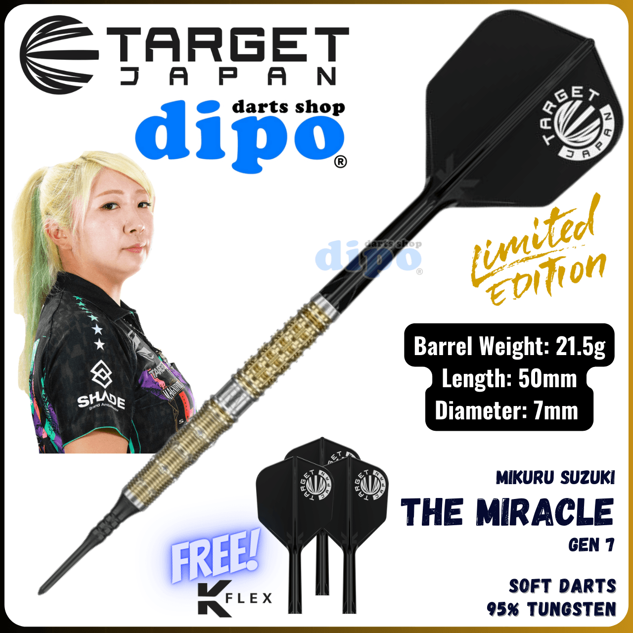 Limited 】 TARGET THE MIRACLE Gen 7 (Mikuru Suzuki Model) - TARGET Limited 】 TARGET THE MIRACLE Gen 7 (Mikuru Suzuki Model) - TARGET