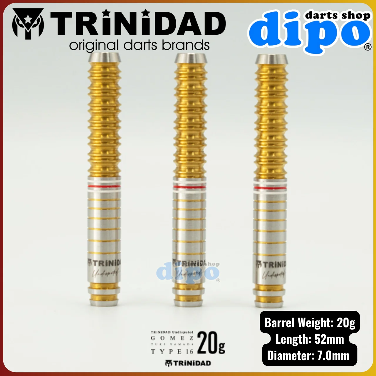 ダーツ TRiNiDAD Undisputed Gomez Type16EVO TRiNiDAD Undisputed ダーツ TRiNiDAD Undisputed Gomez Type16EVO TRiNiDAD Undisputed