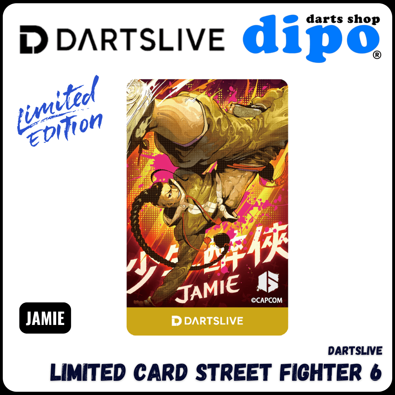 LIMITED 】 DARTSLIVE Card Street Fighter 6 - DARTSLIVE Card | Dipo LIMITED 】 DARTSLIVE Card Street Fighter 6 - DARTSLIVE Card | Dipo