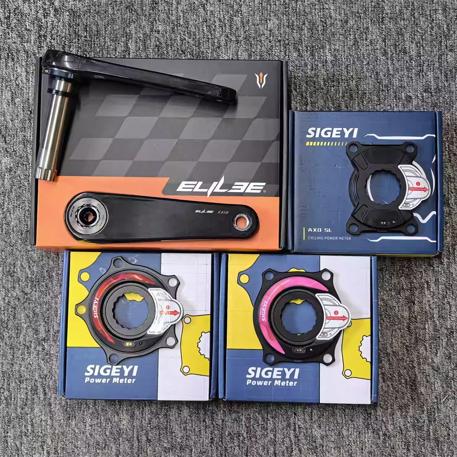 ELILEE XXE X310 X320 Roadbike carbon crankset 24mm 28.99mm dub ELILEE XXE X310 X320 Roadbike carbon crankset 24mm 28.99mm dub