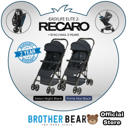 Recaro Stroller Easylife Elite2 Prime Mat Black Select Night