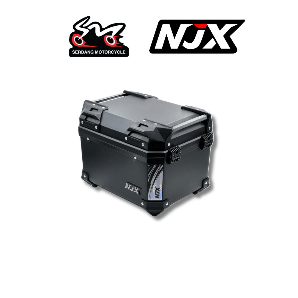 NJX ROCKY Side Open Plastic Top Box PR1F | Serdang Motorcycle NJX ROCKY Side Open Plastic Top Box PR1F | Serdang Motorcycle