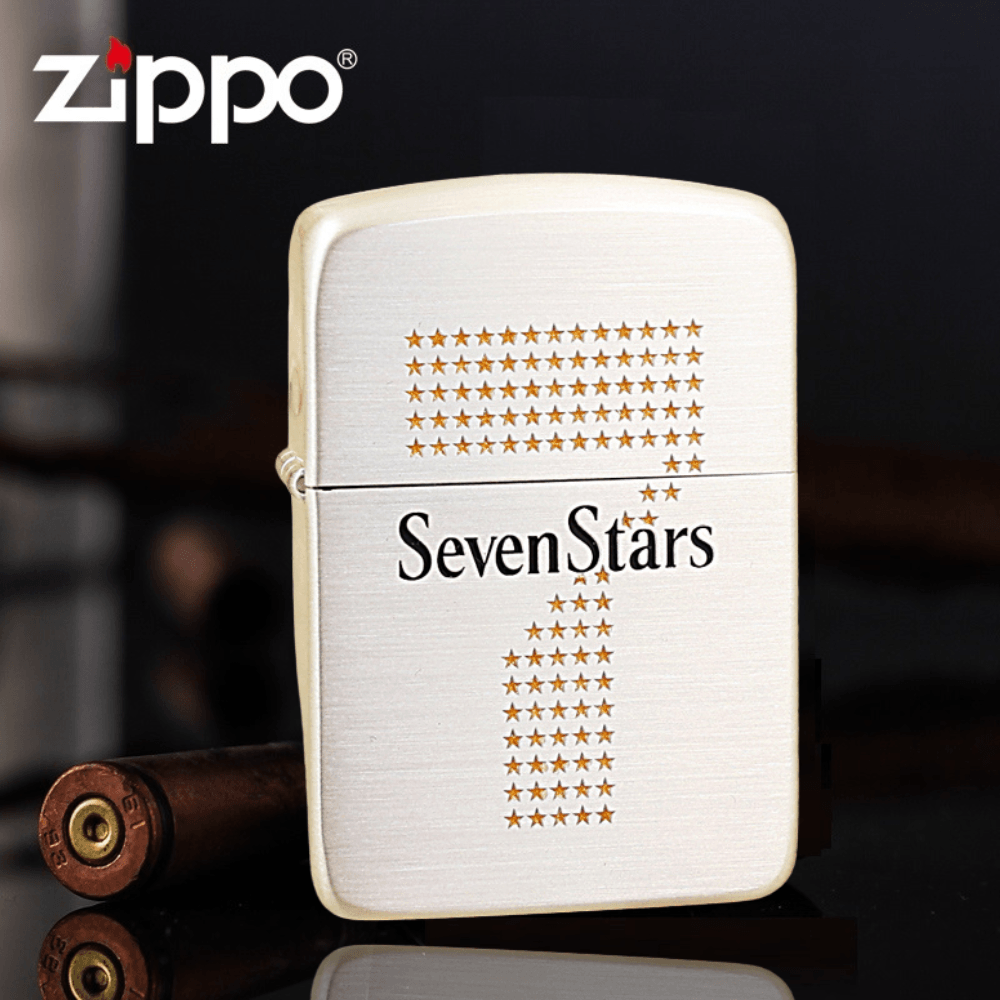1941 Silver Seven Stars Zippo Lighter | Shakira Stations Zippo Lighter 1941 Silver Seven Stars Zippo Lighter | Shakira Stations Zippo Lighter