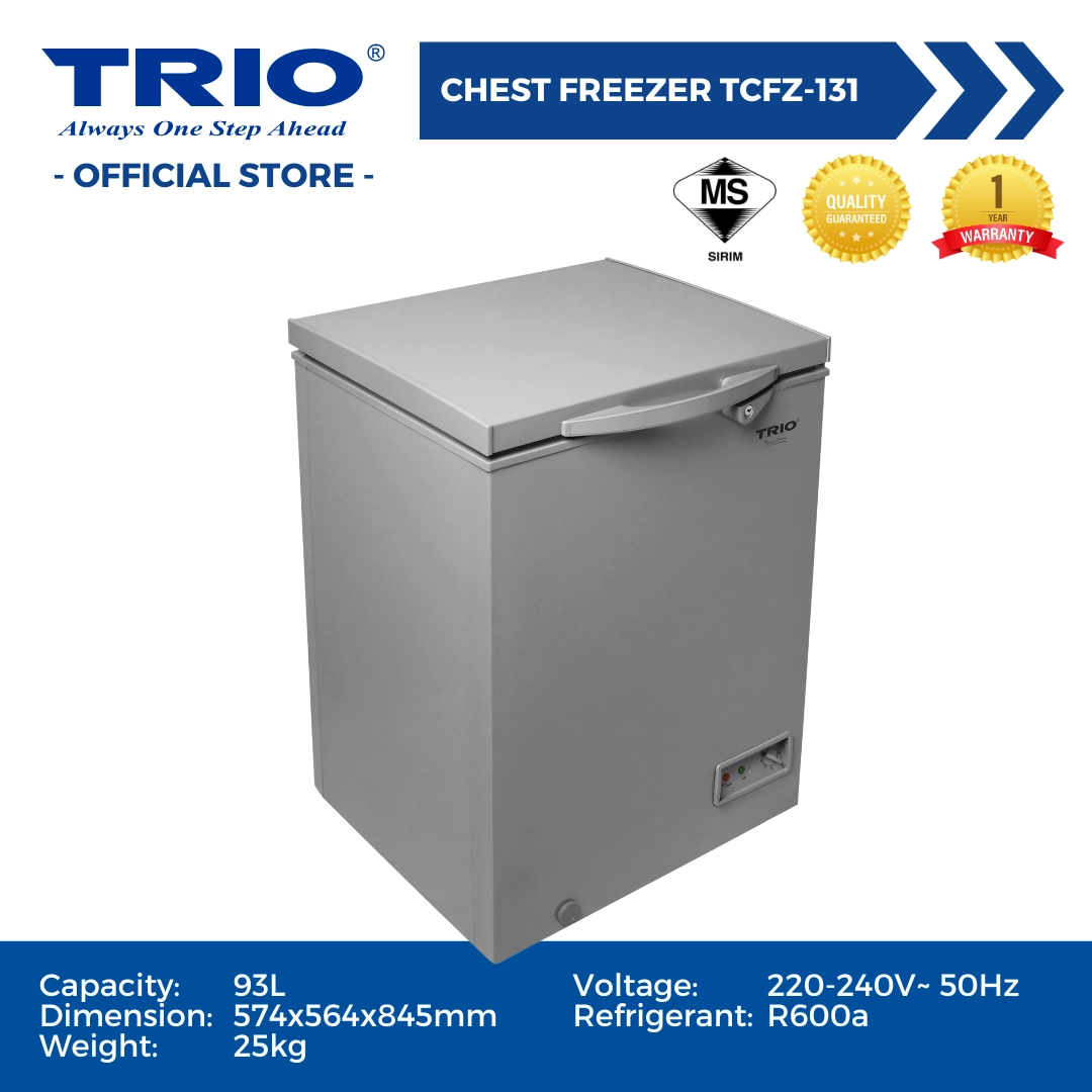 Trio 93L Chest Freezer (TCFZ-131) | Trio Kaden - Always One Step Ahead Trio 93L Chest Freezer (TCFZ-131) | Trio Kaden - Always One Step Ahead